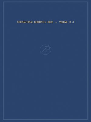 cover image of International Geophysics Series, Volume 1